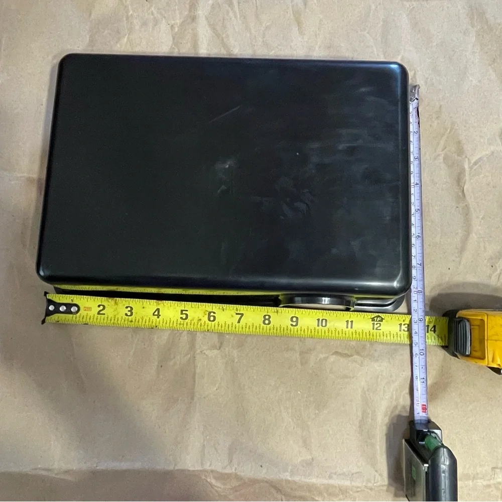 Black Plastic Reptile Hide Box